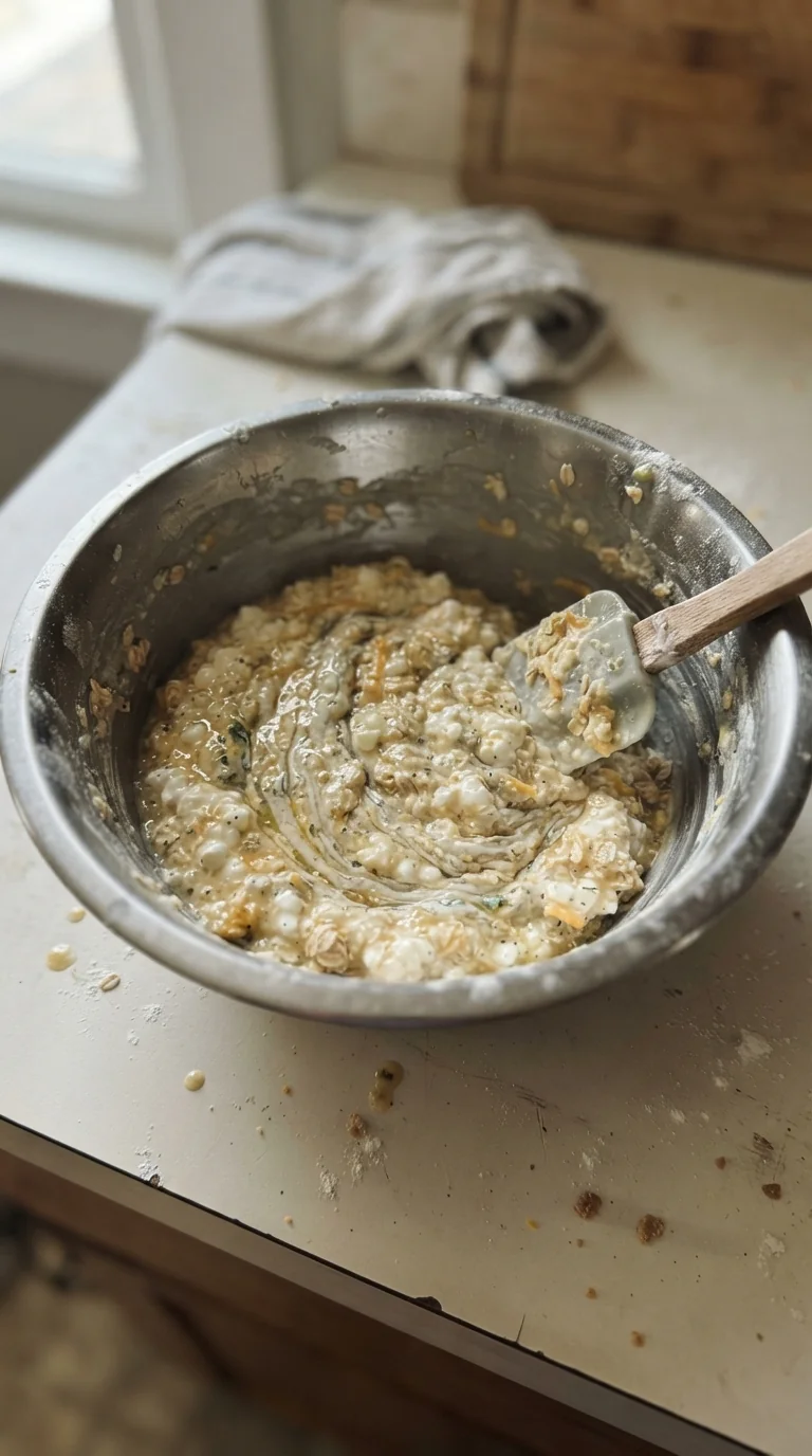 Step-by-step cooking of Savory Cottage Cheese Breakfast Rounds