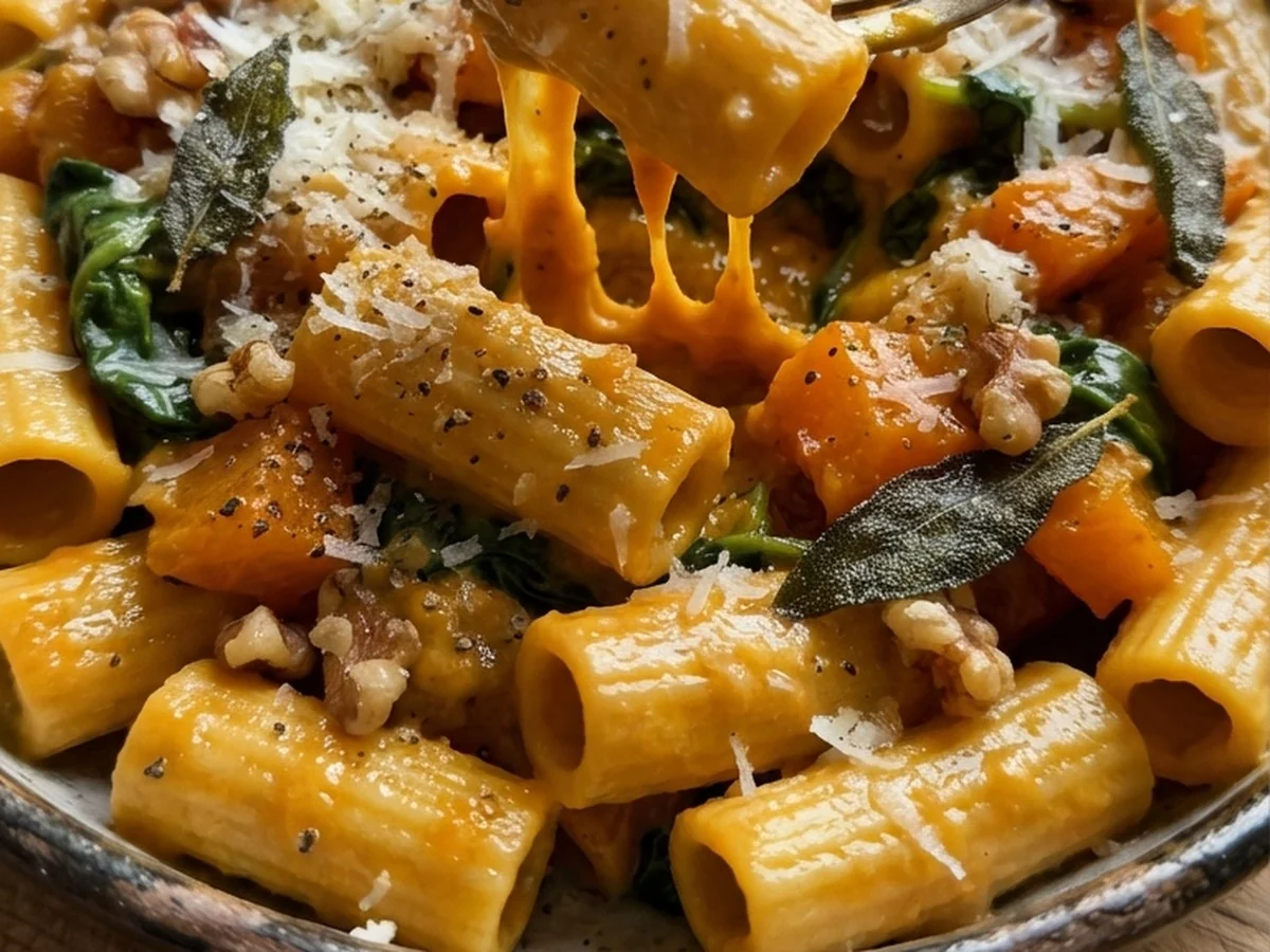 Creamy Butternut Squash Rigatoni