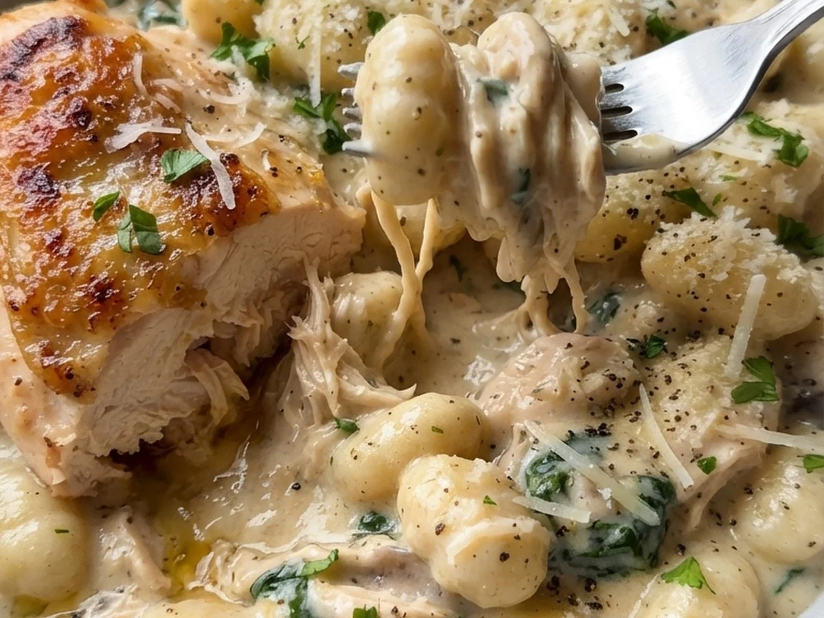 Creamy Chicken and Gnocchi Skillet