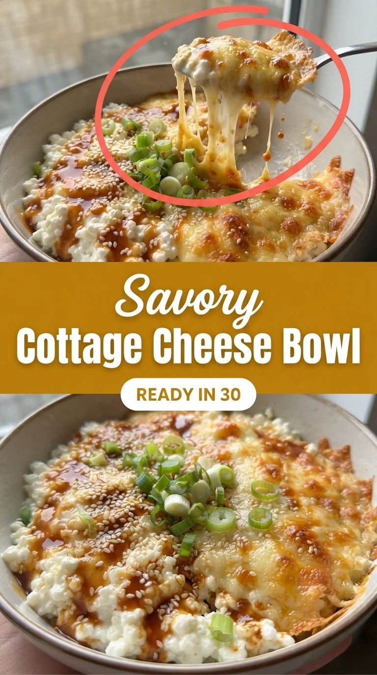 Bowl of white rice topped with diced chicken, shredded red cabbage, sliced avocado, cottage cheese, grated cheddar, soy‑