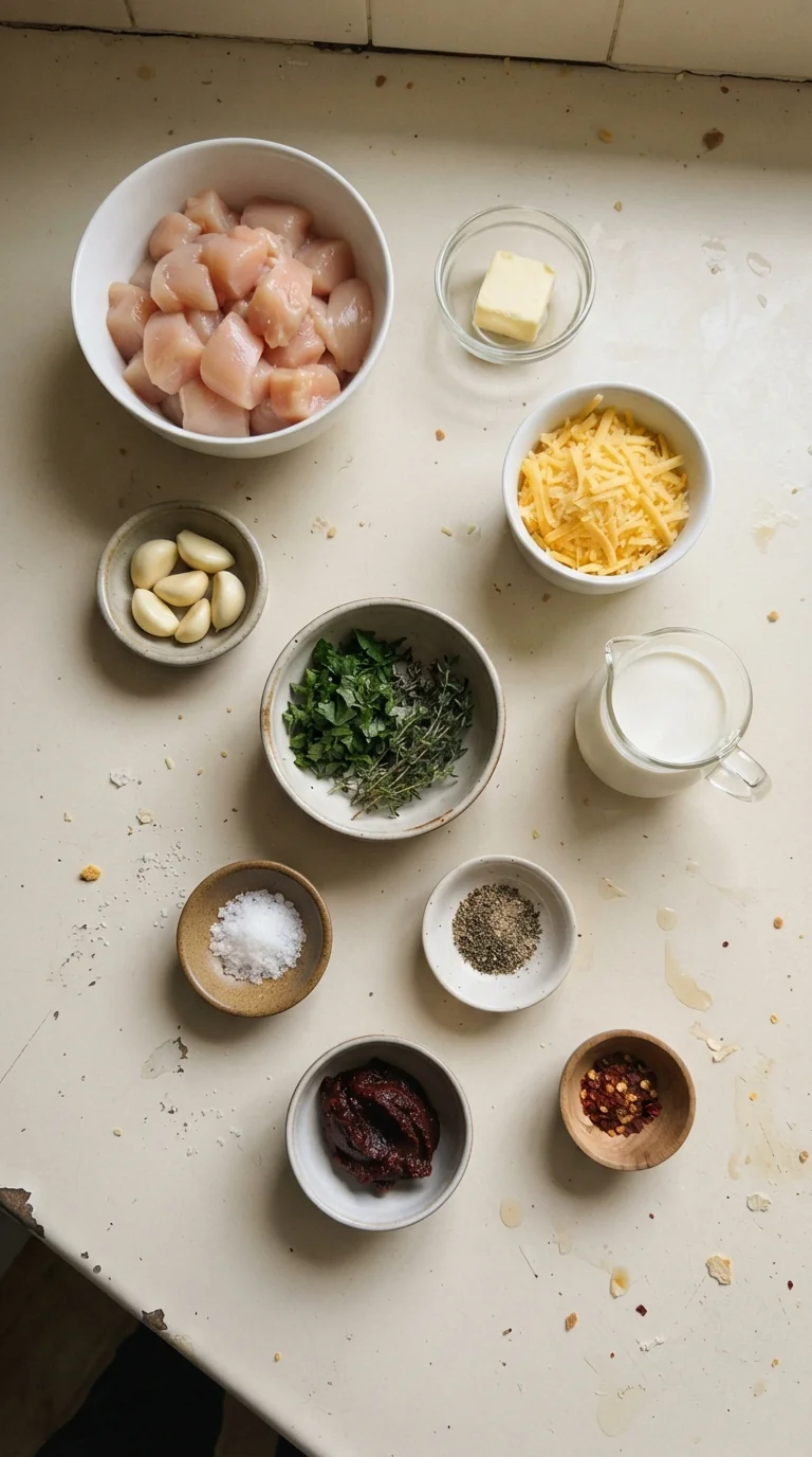 Ingredients for Spicy Broccoli Chicken Stir-Fry