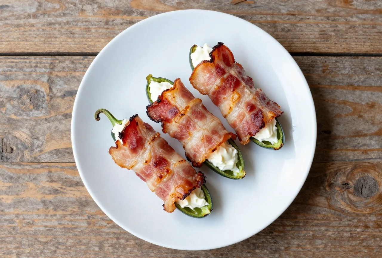 Bacon-Wrapped Jalapeño Poppers