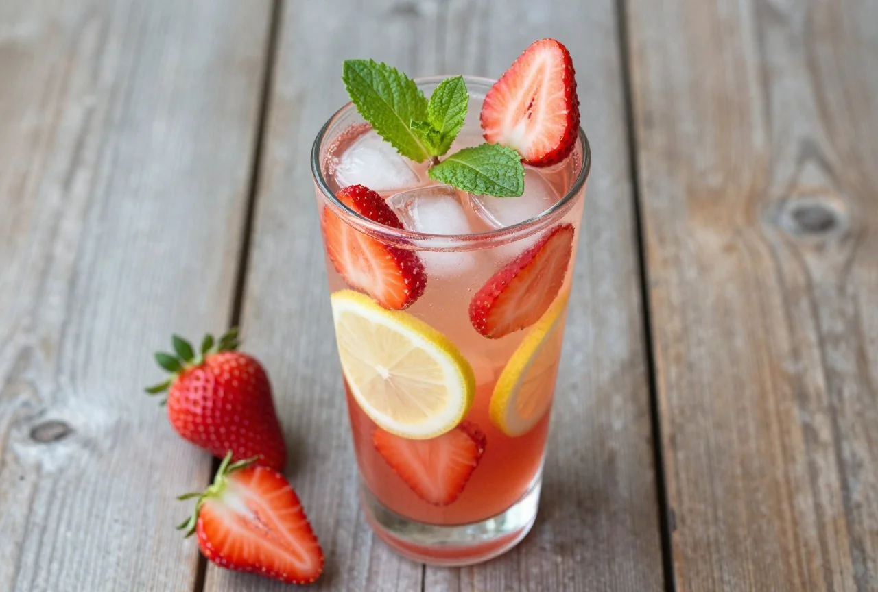 Fresh Strawberry Lemonade
