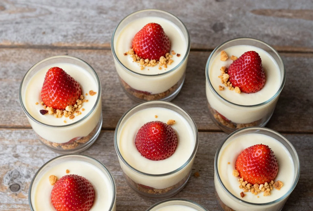 No-Bake Strawberry Cheesecake Cups