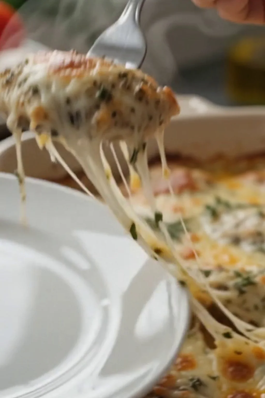 Cheesy Herb Chicken & Potato Bake