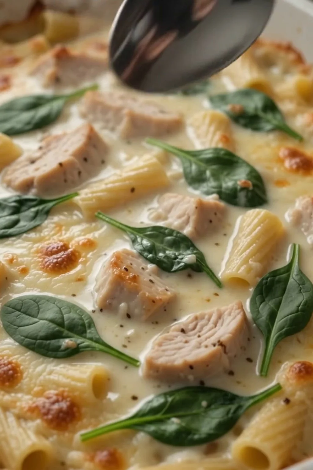 Creamy Chicken Alfredo with Spinach