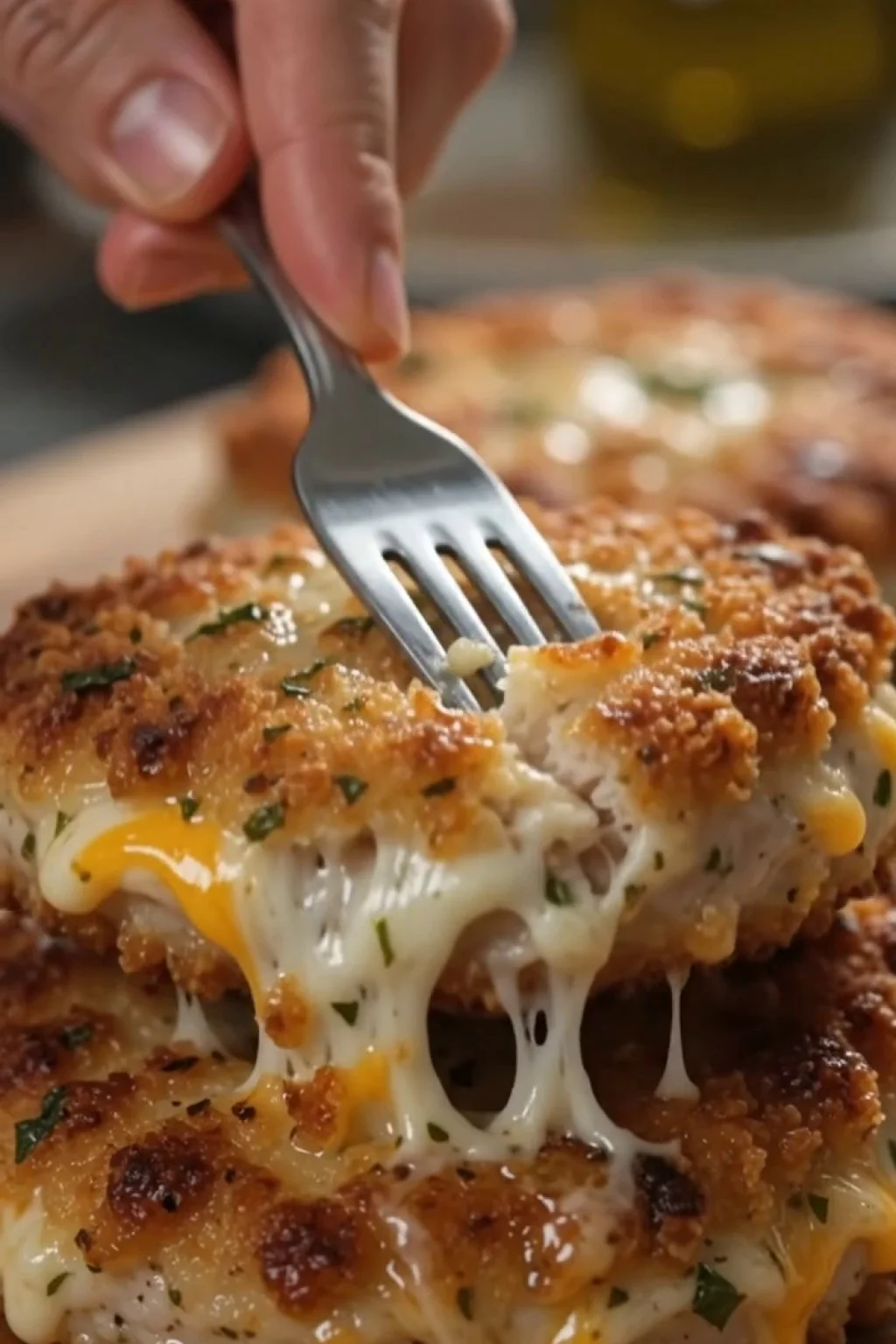 Crispy Cheesy Chicken Ranch Patties