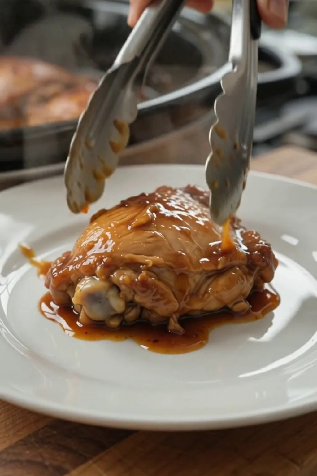 Juicy Slow Cooker Chicken Thighs