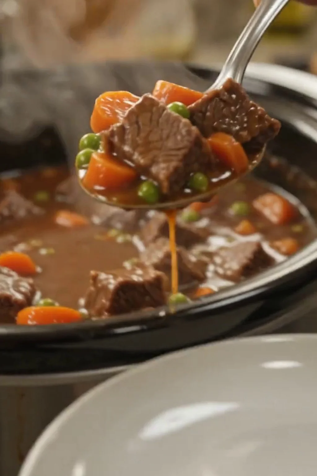 Tender Beef & Veggie Slow Cooker Stew