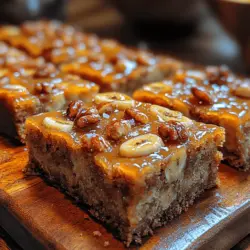 Banana bread has long held a beloved place in kitchens around the world, treasured for its comforting flavors and ability to turn overripe bananas into something truly delightful. Over the years, this classic recipe has evolved into countless variations, each bringing its unique twist to the table. One such enticing transformation is the Salted Caramel Banana Bread Bars, a recipe that elevates the traditional banana bread into a luxurious treat that combines the rich, sweet flavor of caramel with the natural sweetness of bananas, all balanced by a hint of salt.