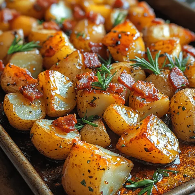 In the culinary world, the interplay between sweet and savory creates a captivating experience that tantalizes the taste buds and leaves a lasting impression. One dish that embodies this delightful balance is the Sweet & Savory Honey Bacon Roasted Potatoes. This dish not only pays homage to the beloved flavors of crispy bacon and tender potatoes but also introduces a touch of sweetness that elevates it to new heights. Whether you are preparing a casual family dinner, hosting a festive gathering, or simply looking for a delicious side to accompany your favorite main course, these roasted potatoes are sure to impress.