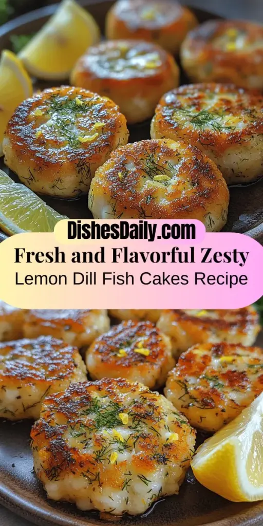 Discover the fresh and flavorful world of Zesty Lemon Dill Fish Cakes, a delightful dish that combines crispy exteriors with tender, nutritious interiors. Made with high-quality white fish, creamy potatoes, and aromatic dill, these cakes offer a burst of brightness from lemon zest and juice. Perfect for any occasion, they serve as a main course or a tasty appetizer. Enjoy a healthy, balanced meal that’s easy to prepare and packed with flavor, appealing to both kids and adults.