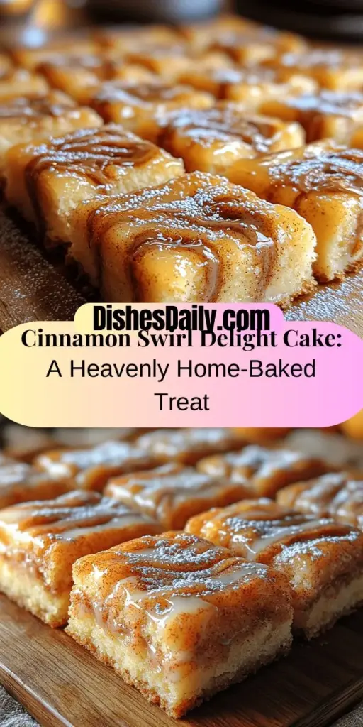 Discover the joy of baking with the Cinnamon Swirl Delight Cake, a delicious dessert that combines a tender cake with a rich cinnamon swirl. Perfect for any occasion, this cake fills your kitchen with mouthwatering aromas and creates wonderful memories with family and friends. Learn about essential ingredients, step-by-step instructions, and creative variations that can cater to every palate. Elevate your dessert game and make this delightful cake a staple in your home!