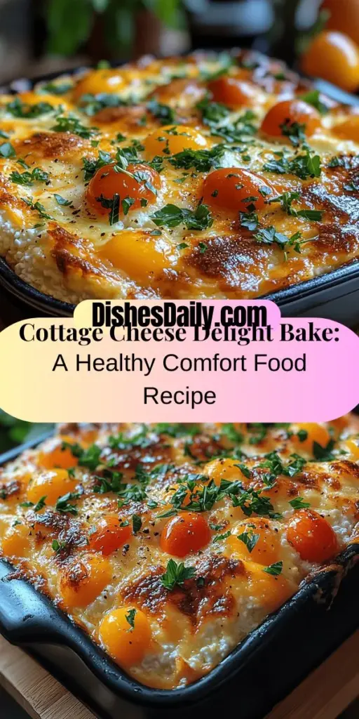 Discover the Cottage Cheese Delight Bake, a healthy and versatile dish that’s perfect for breakfast, brunch, or dinner. Packed with protein and low in fat, this satisfying recipe features cottage cheese, fresh vegetables, and flavorful herbs. Enjoy the creamy, custard-like texture while easily adapting it to your taste. With step-by-step instructions, you’ll create a colorful and nutritious bake that’s sure to impress at any meal. Experience delicious, wholesome cooking today!