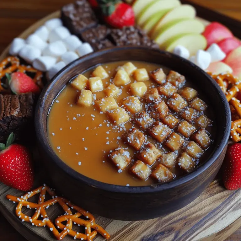 Fondue is more than just a dish; it’s a delightful communal experience that brings people together around a shared pot of warmth and flavor. Originating in Switzerland, fondue has evolved from its traditional cheese and meat varieties to encompass an array of sweet and savory options. One such delectable choice is the Heavenly Salted Caramel Fondue, a dessert that invites everyone to dip, share, and savor the moment together. The allure of salted caramel lies in its unique flavor profile, where the sweetness of rich caramel meets a hint of savory sea salt, creating a taste sensation that is both indulgent and balanced.