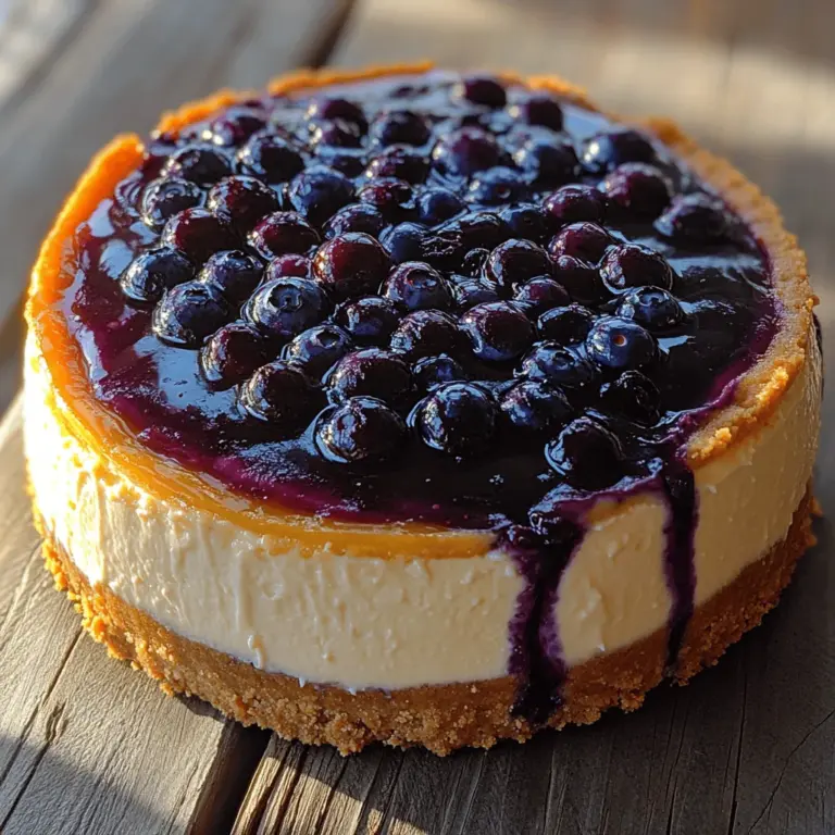 The Blueberry Dream Swirl Cheesecake is a heavenly dessert that combines the creamy richness of classic cheesecake with the vibrant flavors of fresh blueberries. This delightful treat is not only a feast for the eyes but also a tantalizing explosion of flavors that will leave you craving more. Whether you're celebrating a special occasion or simply indulging in a sweet craving, this cheesecake is the perfect choice to satisfy your dessert desires.
