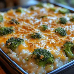In the world of home cooking, comfort food holds a special place in our hearts and kitchens. It evokes nostalgia, warmth, and a sense of belonging that often transcends generations. Among the many classic comfort dishes, Cheesy Broccoli & Rice Delight stands out as a wholesome, satisfying meal that combines both flavor and nutrition. This casserole is not just a treat for the taste buds—it's a delightful way to bring the family together around the dinner table.