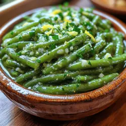 Zesty Lemon-Garlic Green Beans is an invigorating vegetable side dish that transforms simple green beans into a culinary masterpiece. This recipe is more than just a combination of ingredients; it’s a celebration of fresh flavors that harmonize beautifully. The bright zest of lemon and the pungent aroma of garlic come together to create a dish that not only tantalizes the taste buds but also elevates the overall dining experience.