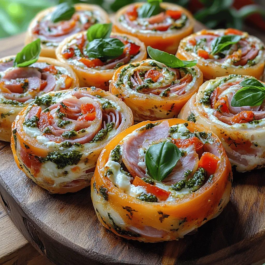 Italian Delight Pinwheels are a delightful culinary creation that combines vibrant flavors and textures into a convenient, portable package. This versatile dish serves as a perfect appetizer, a light lunch, or a snack that pleases both the eye and the palate. The bright colors and rich ingredients make these pinwheels not just a treat for the taste buds but also an appealing addition to any table setting. Whether you are hosting a gathering, preparing for a picnic, or simply looking for a quick meal option, Italian Delight Pinwheels are sure to impress.