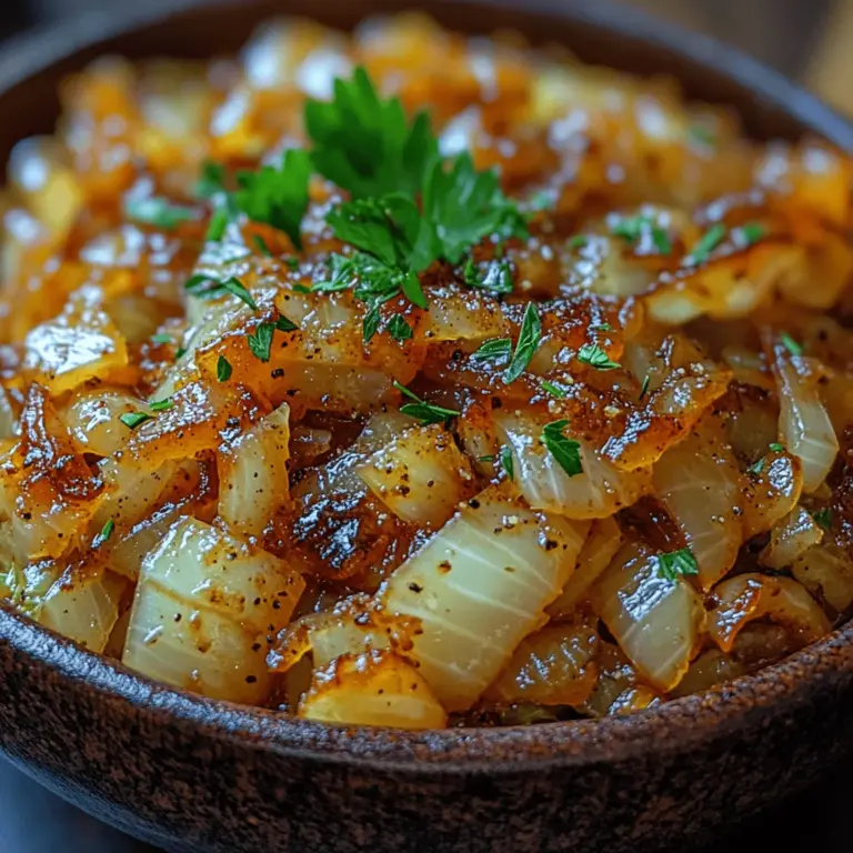 Understanding the balance of flavors in cooking is essential, and one dish that beautifully exemplifies this balance is Sweet & Savory Caramelized Cabbage and Onions. This recipe offers a delightful combination of sweetness from caramelized onions and brown sugar, complemented by the savory notes of sautéed cabbage. Not only is it an appealing dish for the palate, but it also provides a nutritious side that can elevate any meal. Cabbage, often underestimated in its culinary versatility, transforms into a rich, flavorful component when paired with sweet onions that undergo the magical process of caramelization.
