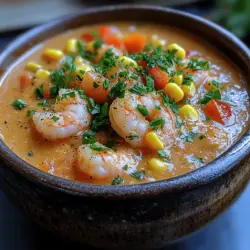 Nestled in the heart of the vibrant culinary landscape of New Orleans, the Creamy NOLA Shrimp & Corn Bisque is more than just a dish—it's a comforting embrace of flavors that tells the story of Southern cooking. With its roots deeply embedded in the coastal traditions of Louisiana, this bisque combines the richness of shrimp with the sweetness of corn, creating a harmony that is both satisfying and indulgent. The dish reflects the essence of New Orleans, where food is a celebration of culture, history, and community.