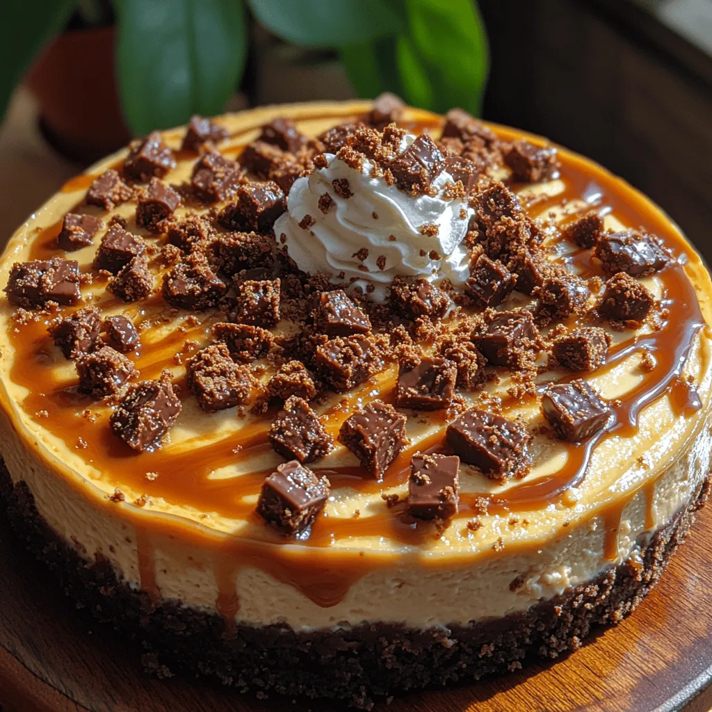 Delve into the decadent world of desserts with our Snickers Cheesecake Delight. This indulgent recipe harmonizes the rich flavors of creamy cheesecake with the beloved taste of Snickers bars, creating a dessert that is sure to impress at any gathering. Imagine a luscious, creamy filling dotted with chunks of chocolate, caramel, and peanuts, all resting atop a buttery graham cracker crust. Whether it's a birthday celebration, holiday feast, or simply a treat for yourself, this cheesecake promises to be the star of the show.