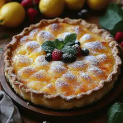 Lemon Delight Impossible Pie is a luscious dessert that perfectly marries the zesty brightness of lemon with a light, airy texture. For those who crave a sweet yet tangy treat, this pie is an irresistible choice for any occasion, be it a family gathering, a holiday celebration, or simply a well-deserved indulgence on a quiet afternoon. Not only is this dessert a feast for the taste buds, but it also offers a unique baking experience that captivates home bakers and dessert lovers alike.