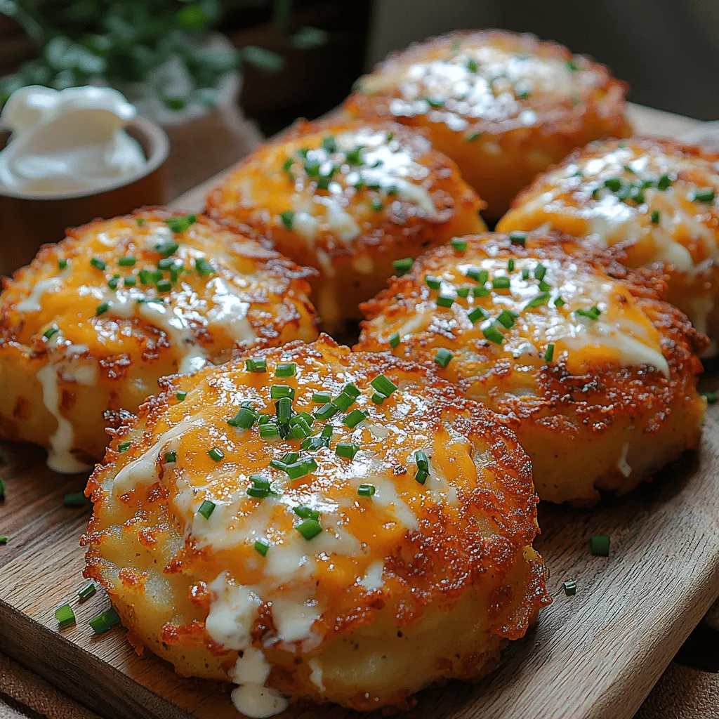 Welcome to the delightful world of Cheesy Delight Stuffed Potato Pancakes! This recipe is not just about cooking; it’s an experience filled with the warmth of home-cooked comfort food that can make any meal feel special. Imagine golden-brown pancakes, crisp on the outside, and bursting with a gooey, cheesy filling. These potato pancakes are a delicious fusion of textures and flavors that will surely win over your heart and taste buds.