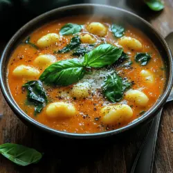 As the chill of autumn sets in and winter approaches, there's an undeniable allure to comfort food that warms both the body and soul. It’s the kind of food that evokes memories of cozy evenings spent indoors, wrapped in a blanket with a steaming bowl of something delicious. Among the many options available, creamy tomato gnocchi soup stands out as a quintessential comfort dish that is not only satisfying but also incredibly easy to prepare. This delightful soup combines the rich flavors of tomatoes with the soft, pillowy textures of gnocchi, creating a dish that is as comforting as it is delicious.