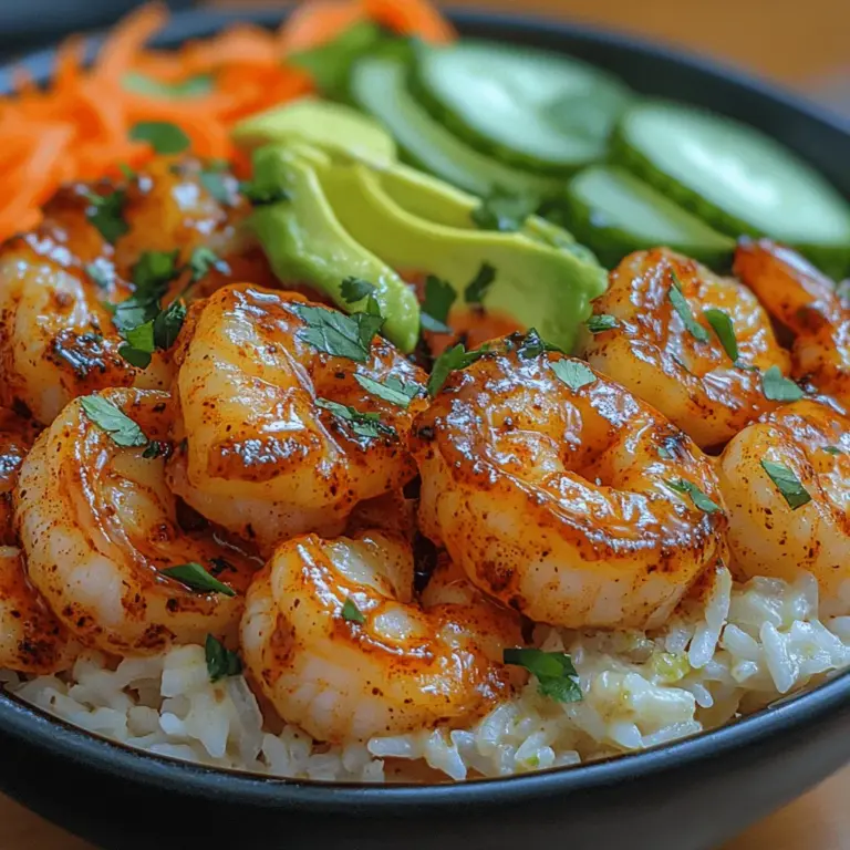 In the world of culinary delights, few dishes can match the vibrant flavors and textures found in Spicy Shrimp Rice Bowls with Creamy Mayo Delight. This dish is a celebration of freshness, combining succulent shrimp marinated in zesty spices, served over a bed of perfectly cooked rice, and drizzled with a rich, creamy mayo infused with a touch of heat. The harmonious balance of these components creates an explosive culinary experience that tantalizes the taste buds and leaves one craving more.
