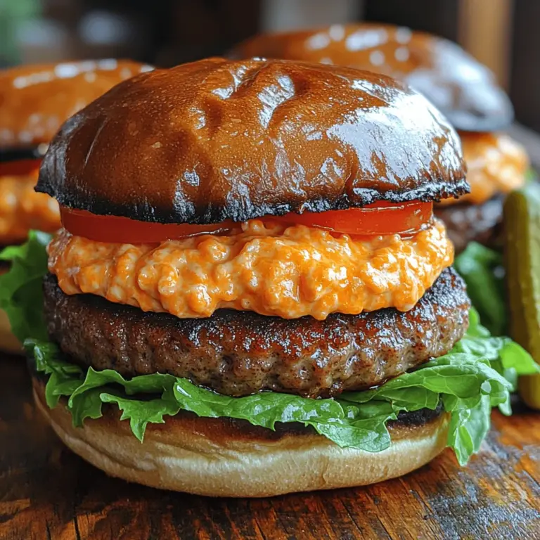 In recent years, stuffed burgers have surged in popularity, captivating food enthusiasts and casual diners alike. This culinary trend showcases the delightful combination of a juicy beef patty enveloping a treasure trove of flavorful fillings. One standout among these innovative creations is the Pimento Cheese Stuffed Burger. This burger features a vibrant filling made from pimento cheese, offering a unique flavor profile that tantalizes the taste buds.