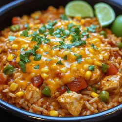 The magic of Cheesy Fiesta One Pot Queso Chicken and Rice lies in its harmonious blend of distinct flavors that come together to create a fiesta in your mouth. Each ingredient plays a pivotal role in building the overall taste profile, ensuring that every bite is a delightful experience.