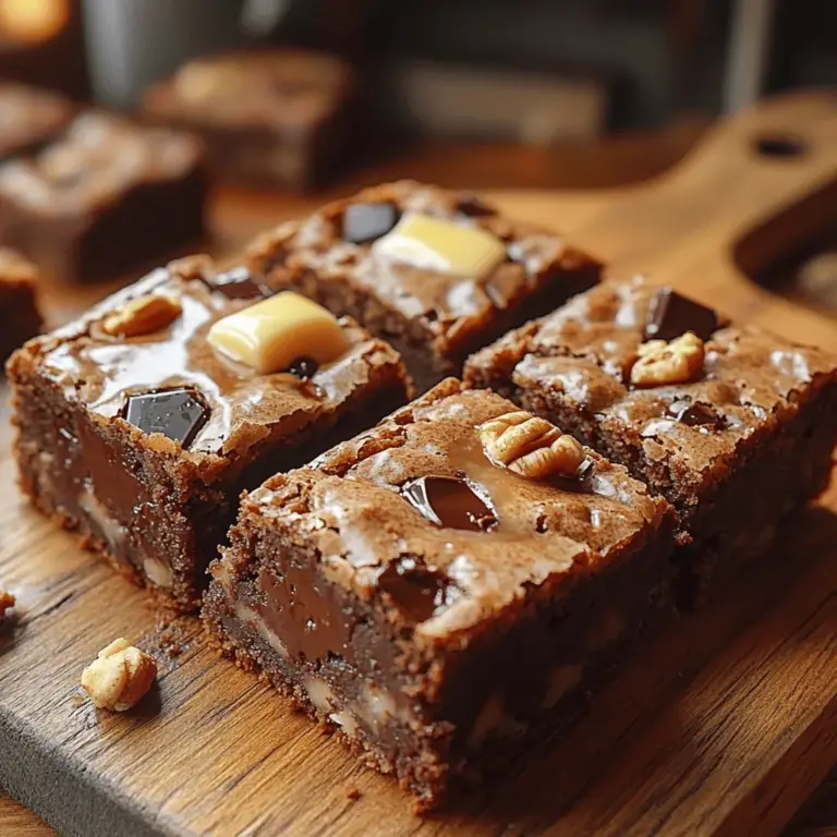 In the world of desserts, blondies hold a special place, often overshadowed by their chocolatey counterparts, brownies. However, these golden treats have carved out a niche for themselves, beloved for their chewy texture and rich flavor. Blondies are essentially a brown sugar-based dessert bar that brings a sweet, buttery flavor to the forefront, making them a favorite among dessert enthusiasts. What makes these Nutty Brown Butter Chocolate Chunk Blondies particularly enticing is the addition of nutty brown butter and generous chunks of chocolate, transforming a classic recipe into an extraordinary indulgence.