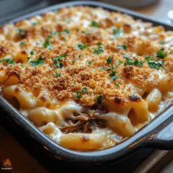 When it comes to comfort food, few dishes can rival the rich and indulgent nature of mac and cheese. Now, imagine taking this classic dish and elevating it to a whole new level with the smoky flavors of pulled pork and a blend of creamy cheeses. Welcome to the world of Smoky & Cheesy Pulled Pork Mac and Cheese, a meal that not only warms the heart but also tantalizes the taste buds. This dish merges the beloved comfort of macaroni and cheese with the robust, savory richness of BBQ pulled pork, creating an irresistible combination that appeals to both adults and kids alike.