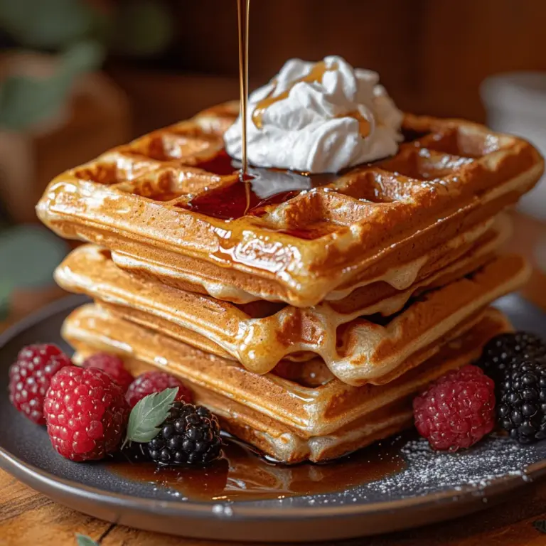 Waffles have carved out a cherished spot in the hearts of breakfast enthusiasts around the world. Their delightful combination of a crispy exterior and soft, airy interior makes them a beloved choice for breakfast or brunch. The allure of waffles lies not only in their texture and taste but also in their versatility. You can dress them up with a variety of toppings – from fresh fruits and whipped cream to nut butters and syrups – making them a perfect canvas for culinary creativity.