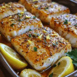 If you’re searching for a dish that perfectly balances health, flavor, and simplicity, look no further than Zesty Lemon Garlic Baked Cod. This delightful recipe combines the subtle sweetness of cod with the vibrant flavors of lemon and garlic, resulting in a dish that is both refreshing and satisfying. The appeal of this recipe extends beyond its taste; it's an easy, weeknight-friendly meal that can be prepared in under 30 minutes. Whether you’re cooking for yourself or entertaining guests, this dish promises to impress with its culinary charm and wholesome ingredients.
