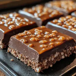 Dessert bars hold a special place in the hearts of many, offering an irresistible combination of flavors and textures that can elevate any gathering. Whether you’re hosting a birthday party, a holiday celebration, or simply looking for a delightful treat to enjoy at home, dessert bars are the perfect choice. Among the myriad of options available, Caramel Chocolate Crunch Bars stand out as an indulgent delight that is sure to please a crowd.