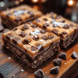 Toffee Crunch Chocolate Bars are a dessert that captures the hearts of chocolate lovers everywhere. With their rich and indulgent flavors, these bars seamlessly combine the silky smoothness of chocolate, the sweet crunch of toffee bits, and a buttery base that melts in your mouth. Whether you’re preparing for a holiday gathering, a birthday celebration, or just an everyday treat, these chocolate bars are sure to impress. They are not only a favorite among seasoned bakers but also an excellent choice for novices looking to elevate their baking game. The recipe’s straightforward steps make it accessible, allowing anyone to create a delightful dessert that satisfies cravings and brings joy to any occasion.