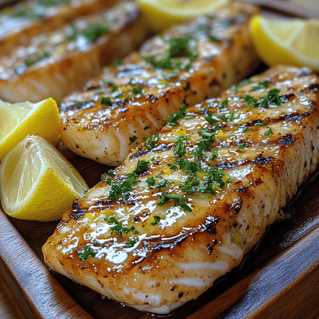 Grilled Swordfish with Zesty Lemon Garlic Marinade is a delightful seafood dish that shines brightly during summer gatherings and casual weeknight dinners alike. Swordfish, a popular choice among seafood lovers, is renowned for its meaty texture and mild, slightly sweet flavor. This makes it an ideal candidate for grilling, where it can be infused with delicious marinades that enhance its natural qualities. In this article, we will walk you through the entire process of creating this impressive dish, from selecting the best cuts of swordfish to perfecting your grilling technique. With these insights, you’ll be well-equipped to impress your family and friends with a beautifully grilled swordfish that is bursting with flavor.
