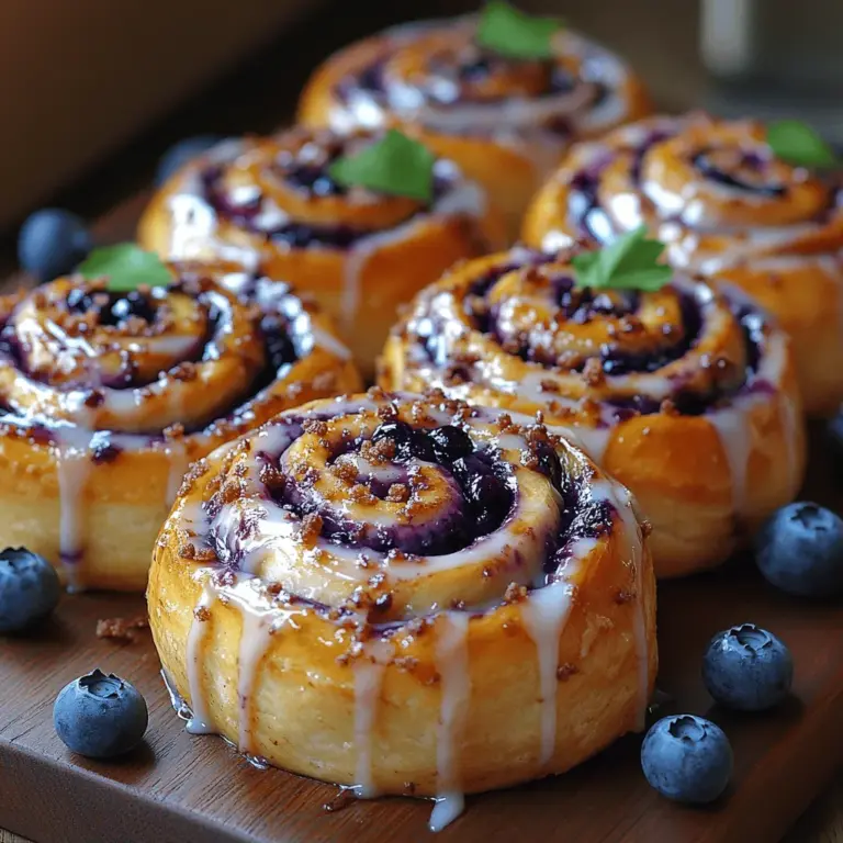 There's something inherently magical about the scent of homemade sweet rolls wafting through your kitchen. The promise of soft, pillowy rolls, oozing with a luscious filling and topped with a creamy glaze, is enough to make any baking enthusiast's heart skip a beat. Today, we’re diving into the delightful world of Blueberry Dreamy Sweet Rolls, a recipe that encapsulates the essence of comfort food. Imagine waking up to the aroma of freshly baked rolls, bursting with juicy blueberries and drizzled with a rich cream cheese glaze—pure bliss!