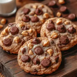 Few desserts can evoke the same level of nostalgia and joy as a freshly baked chocolate chip cookie. Now, imagine elevating that classic treat by infusing it with the beloved flavors of Reese's peanut butter. Enter the Reese's Delight Chocolate Chip Cookies, a decadent fusion that combines the rich, buttery goodness of traditional cookies with the irresistible taste of peanut butter and chocolate. This recipe is not just a treat; it's an experience that brings families together and adds a touch of sweetness to any gathering or special occasion.