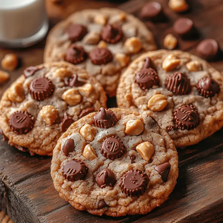 Few desserts can evoke the same level of nostalgia and joy as a freshly baked chocolate chip cookie. Now, imagine elevating that classic treat by infusing it with the beloved flavors of Reese's peanut butter. Enter the Reese's Delight Chocolate Chip Cookies, a decadent fusion that combines the rich, buttery goodness of traditional cookies with the irresistible taste of peanut butter and chocolate. This recipe is not just a treat; it's an experience that brings families together and adds a touch of sweetness to any gathering or special occasion.