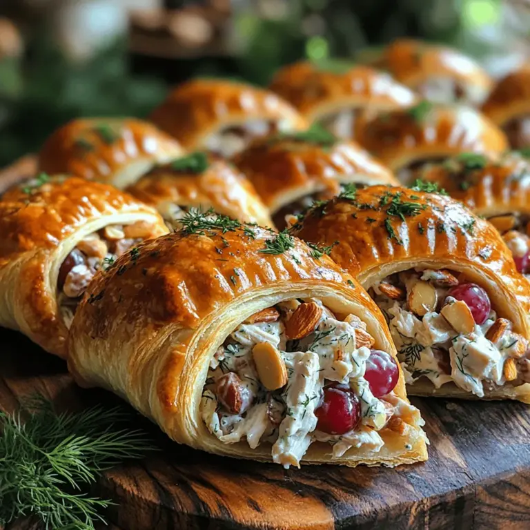 In today's fast-paced world, finding the perfect recipe that balances taste, convenience, and nutrition can be a challenge. The Delightful Chicken Salad Crescent Rolls offer a solution that is not only delicious but also incredibly easy to prepare. This dish combines two beloved components—chicken salad and crescent rolls—into a delightful treat that can be enjoyed for lunch, dinner, or even as a party appetizer. The versatility of chicken salad allows for endless variations, while the flaky crescent rolls provide a satisfying contrast that elevates this dish from simple to extraordinary.