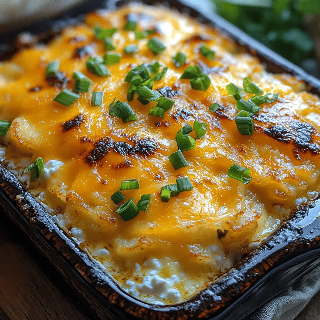 If you're on the lookout for a dish that combines comfort, flavor, and ease of preparation, look no further than the Cheesy Cottage Bliss Hashbrown Casserole. This hearty casserole is a delightful blend of creamy cottage cheese, crispy hashbrowns, and rich cheddar, making it a family favorite that promises to please even the pickiest eaters. Whether you're hosting a gathering, preparing a weeknight dinner, or simply craving a satisfying meal, this casserole checks all the boxes.