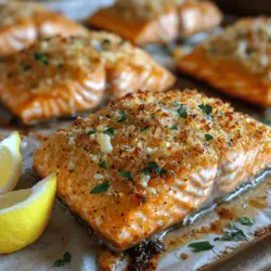 In the world of culinary delights, few dishes can compete with the rich flavors and health benefits of salmon. This article introduces you to a delectable recipe for Savory Baked Parmesan Crusted Salmon, a perfect blend of crispy textures and savory tastes that will impress your family and friends. Salmon is not only a versatile fish but also a powerhouse of nutrition, offering omega-3 fatty acids that are essential for heart health, brain function, and overall well-being. With its tender, flaky flesh, salmon serves as an excellent canvas for various flavor profiles, making it a favorite among home cooks and gourmet chefs alike.