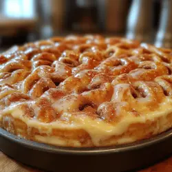 If you're searching for a dessert that perfectly blends the warm, comforting flavors of cinnamon rolls with the rich, creamy texture of cheesecake, look no further than the Cinnamon Roll Cheesecake Delight. This indulgent treat beautifully marries two beloved desserts into one stunning layered masterpiece. Imagine biting into a luscious cheesecake that carries the nostalgic taste of fresh cinnamon rolls—this recipe is a true delight for the senses.