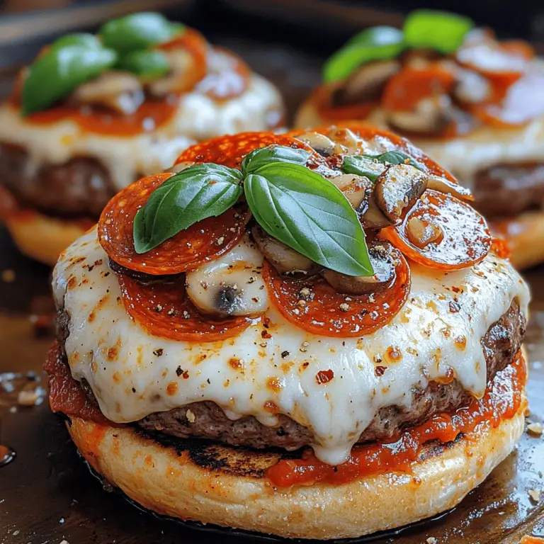 Welcome to a culinary adventure that marries two of the most popular comfort foods into one unforgettable dish: the Monster Pepperoni and Mushroom Pizza Burger. Imagine biting into a juicy beef burger topped with the classic flavors of pizza—savory pepperoni, rich mozzarella, and earthy mushrooms. This innovative fusion not only satisfies your cravings for both pizza and burgers but also creates a mouthwatering experience that is sure to impress your family and friends.