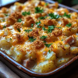 When it comes to comfort food, few dishes can compete with the rich, creamy goodness of a casserole. The Savory Cheesy Ham and Potato Dream Casserole stands out as a quintessential dish perfect for family gatherings, weeknight dinners, or potlucks. This delightful casserole is not only easy to prepare but also provides a warming, satisfying meal that the whole family will love.