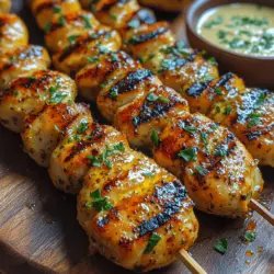 Grilled chicken has long been a staple in kitchens around the world, celebrated for its versatility and ability to adapt to countless culinary styles. Whether it graces the dinner table as a main dish, is nestled in a salad, or served as an appetizer at a gathering, grilled chicken remains a beloved choice for its flavor and health benefits. Today, we’ll be diving into a delightful recipe for Grilled Chicken Bites with Dreamy Creamy Garlic Sauce—the perfect addition to your summer barbecues or family gatherings.
