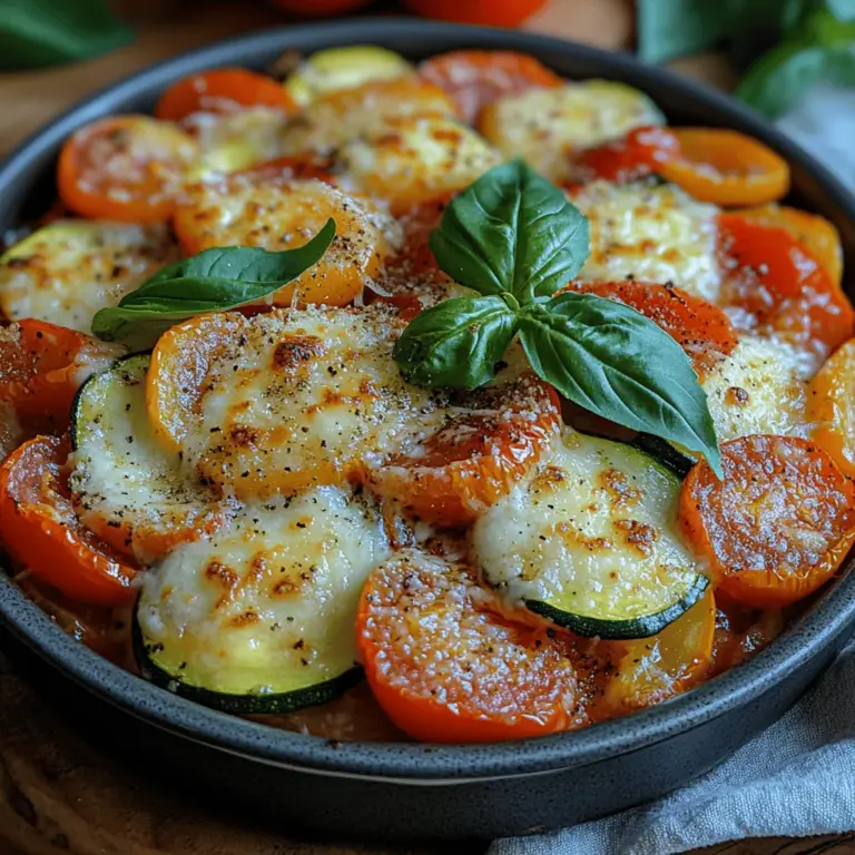 In the realm of home cooking, finding a dish that balances health, flavor, and convenience can be a challenge. Enter the Hearty One-Pan Tomato Vegetable Casserole, a delightful meal that ticks all the boxes. This dish is not only packed with vibrant vegetables and rich flavors but also embodies the essence of a wholesome diet. Ideal for busy weeknights or leisurely weekends, this casserole serves as a comforting reminder that healthy meals can be both satisfying and easy to prepare.